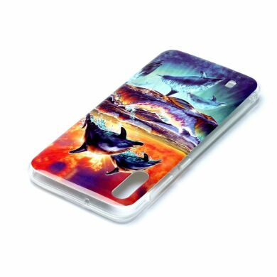 Силіконовий (TPU) чохол Deexe Life Style для Samsung Galaxy M10 (M105) / A10 (A105), Dolphin