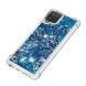 Силіконовий (TPU) чохол Deexe Liquid Glitter для Samsung Galaxy A12 (A125) / A12 Nacho (A127) / M12 (M127) - Blue