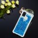 Силіконовий (TPU) чохол Deexe Liquid Glitter для Samsung Galaxy A21s (A217) - Blue