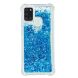 Силиконовый (TPU) чехол Deexe Liquid Glitter для Samsung Galaxy A21s (A217) - Blue. Фото 3 из 8