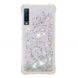 Силіконовий (TPU) чохол Deexe Liquid Glitter для Samsung Galaxy A7 2018 (A750), Silver