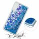 Силіконовий (TPU) чохол Deexe Liquid Glitter для Samsung Galaxy A70 (A705), Blue Butterflies