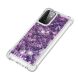 Силиконовый (TPU) чехол Deexe Liquid Glitter для Samsung Galaxy A72 (А725) - Purple. Фото 4 из 7