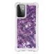 Силиконовый (TPU) чехол Deexe Liquid Glitter для Samsung Galaxy A72 (А725) - Purple. Фото 2 из 7