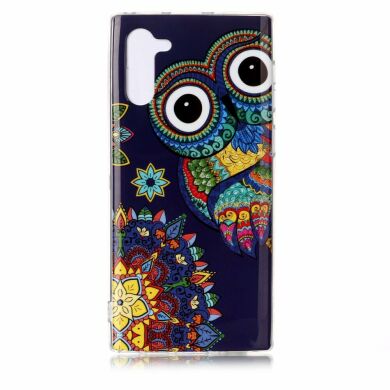 Силіконовий (TPU) чохол Deexe LumiCase для Samsung Galaxy Note 10 (N970) - Owl