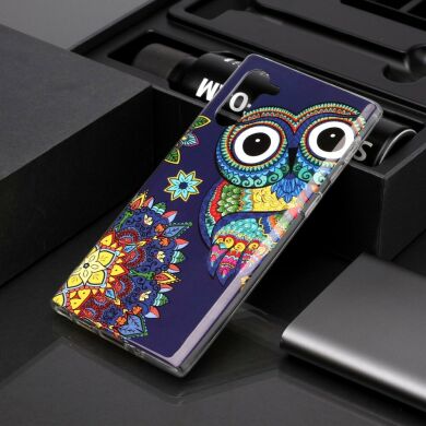 Силіконовий (TPU) чохол Deexe LumiCase для Samsung Galaxy Note 10 (N970) - Owl