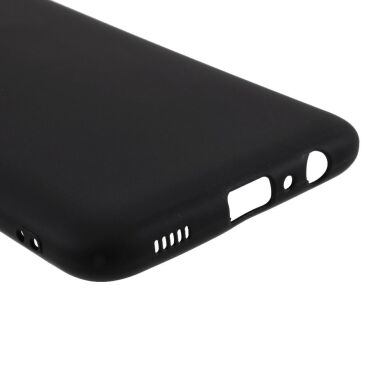 Силиконовый (TPU) чехол Deexe Matte Case для Samsung Galaxy A02s (A025) - Black