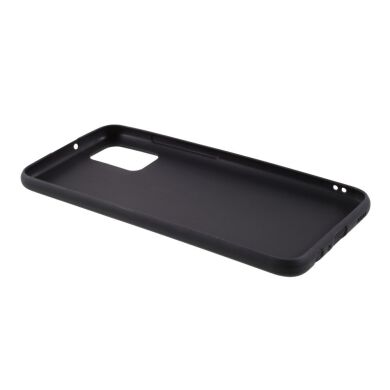 Силиконовый (TPU) чехол Deexe Matte Case для Samsung Galaxy A02s (A025) - Black