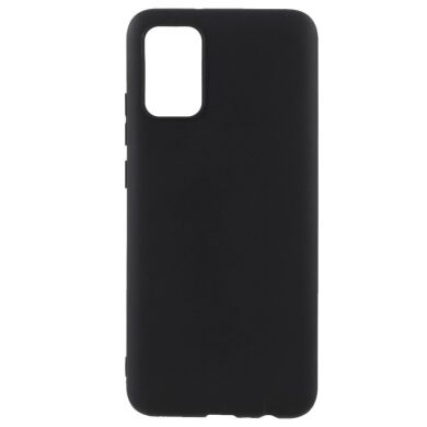 Силиконовый (TPU) чехол Deexe Matte Case для Samsung Galaxy A02s (A025) - Black