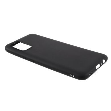 Силиконовый (TPU) чехол Deexe Matte Case для Samsung Galaxy A02s (A025) - Black