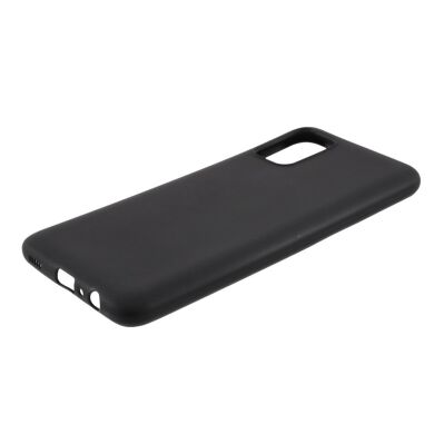 Силиконовый (TPU) чехол Deexe Matte Case для Samsung Galaxy A02s (A025) - Black