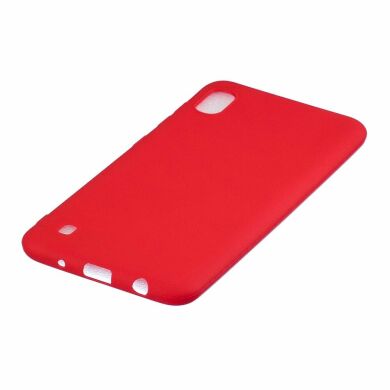Силіконовий (TPU) чохол Deexe Matte Case для Samsung Galaxy A10 (A105) - Red