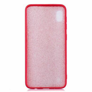 Силіконовий (TPU) чохол Deexe Matte Case для Samsung Galaxy A10 (A105) - Red