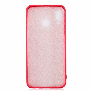 Силиконовый (TPU) чехол Deexe Matte Case для Samsung Galaxy A30 (A305) - Red