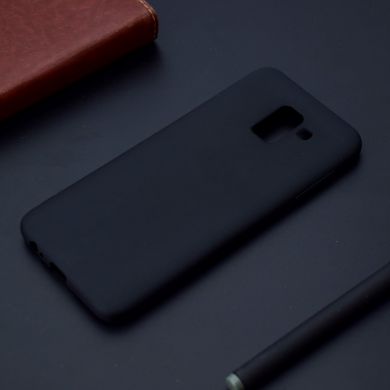 Силиконовый (TPU) чехол Deexe Matte Case для Samsung Galaxy J6 2018 (J600) - Black