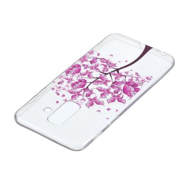 Силиконовый (TPU) чехол Deexe Pretty Glossy для Samsung Galaxy A6+ 2018 (A605) - Tree