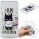Силиконовый (TPU) чехол Deexe Pretty Glossy для Samsung Galaxy A7 2018 (A750) - Cool Unicorn. Фото 1 из 5