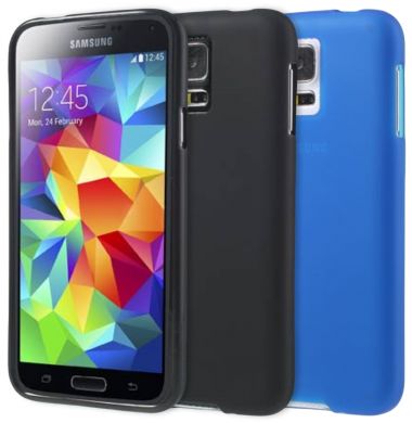 Силиконовый (TPU) чехол Deexe Soft Case для Samsung Galaxy S5 - White