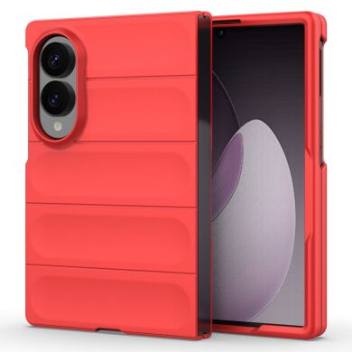 Силиконовый (TPU) чехол Deexe Terra Case (FF) для Samsung Galaxy Fold 8 - Red
