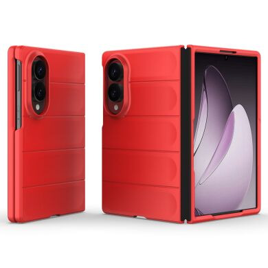 Силиконовый (TPU) чехол Deexe Terra Case (FF) для Samsung Galaxy Fold 8 - Red
