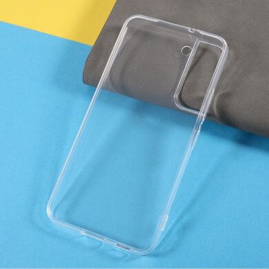 Силиконовый (TPU) чехол Deexe UltraThin для Galaxy S22 - Transparent