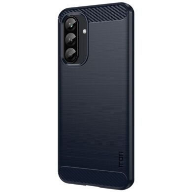 Силиконовый (TPU) чехол MOFI Carbon Fiber для Samsung Galaxy A26 (A266) - Blue