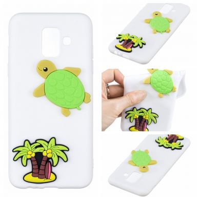 Силиконовый (TPU) чехол UniCase 3D Cartoon Pattern для Samsung Galaxy A6 2018 (A600) - Turtle Pattern
