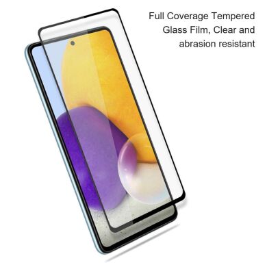 Захисне скло AMORUS Full Glue Tempered Glass для Samsung Galaxy A73 - Black