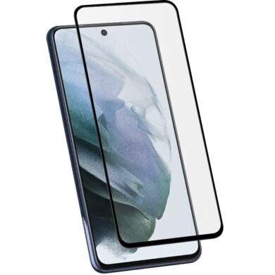 Защитное стекло AMORUS Full Glue Tempered Glass для Samsung Galaxy S21 FE (G990) - Black