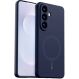 Защитный чехол ABEEL Liquid Silicone Magnetic для Samsung Galaxy S26 (S942) - Dark Blue. Фото 1 из 7
