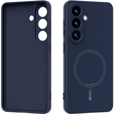 Защитный чехол ABEEL Liquid Silicone Magnetic для Samsung Galaxy S26 (S942) - Dark Blue