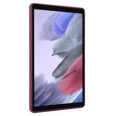 Защитный чехол Deexe Crystal Kickstand для Samsung Galaxy Tab A7 Lite (T220/T225) - Wine Red
