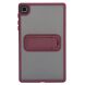Защитный чехол Deexe Crystal Kickstand для Samsung Galaxy Tab A7 Lite (T220/T225) - Wine Red. Фото 4 из 12