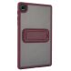 Защитный чехол Deexe Crystal Kickstand для Samsung Galaxy Tab A7 Lite (T220/T225) - Wine Red. Фото 5 из 12