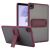 Защитный чехол Deexe Crystal Kickstand для Samsung Galaxy Tab A7 Lite (T220/T225) - Wine Red