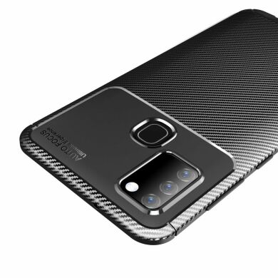 Защитный чехол Deexe Fusion для Samsung Galaxy A21s (A217) - Black