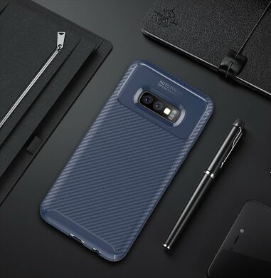 Защитный чехол Deexe Fusion для Samsung Galaxy S10e (G970) - Blue