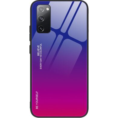 Защитный чехол Deexe Gradient Color для Samsung Galaxy S20 FE (G780) - Blue / Rose