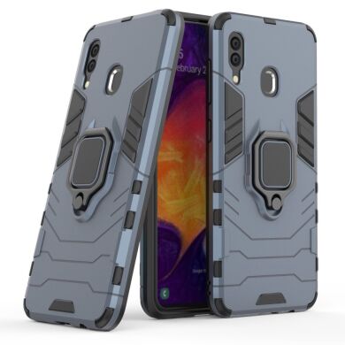 Захисний чохол Deexe Hybrid Case для Samsung Galaxy A30 (A305) / A20 (A205) - Blue