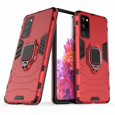 Захисний чохол Deexe Hybrid Case для Samsung Galaxy S20 FE (G780) - Red