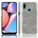 Защитный чехол Deexe Leather Back Cover для Samsung Galaxy A10s (A107) - Grey. Фото 1 из 8