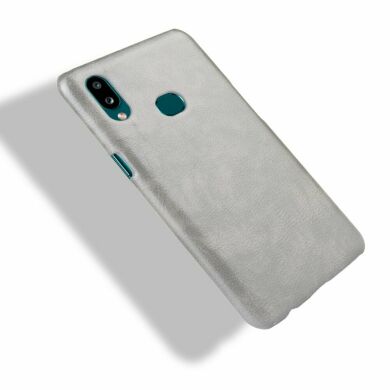 Защитный чехол Deexe Leather Back Cover для Samsung Galaxy A10s (A107) - Grey