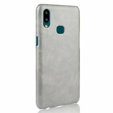 Защитный чехол Deexe Leather Back Cover для Samsung Galaxy A10s (A107) - Grey