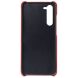 Защитный чехол Deexe Leather Back Cover для Samsung Galaxy S24 Plus - Red. Фото 4 из 4
