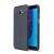 Защитный чехол Deexe Leather Cover для Samsung Galaxy J6+ (J610) - Dark Blue