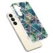 Захисний чохол Deexe Marble Pattern для Samsung Galaxy S24 - Blue / Green