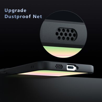 Захисний чохол Deexe Matte Skin with MagSafe для Samsung Galaxy A57 (A576) - Black