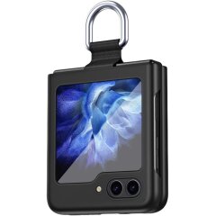 Защитный чехол Deexe Ring Case для Samsung Galaxy Flip 6 - Black