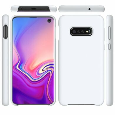Захисний чохол Deexe Silicone Case для Samsung Galaxy S10e (G970) - White