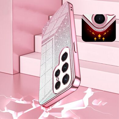Захисний чохол Deexe Sparkles Cover для Samsung Galaxy S23 Ultra (S918) - Pink